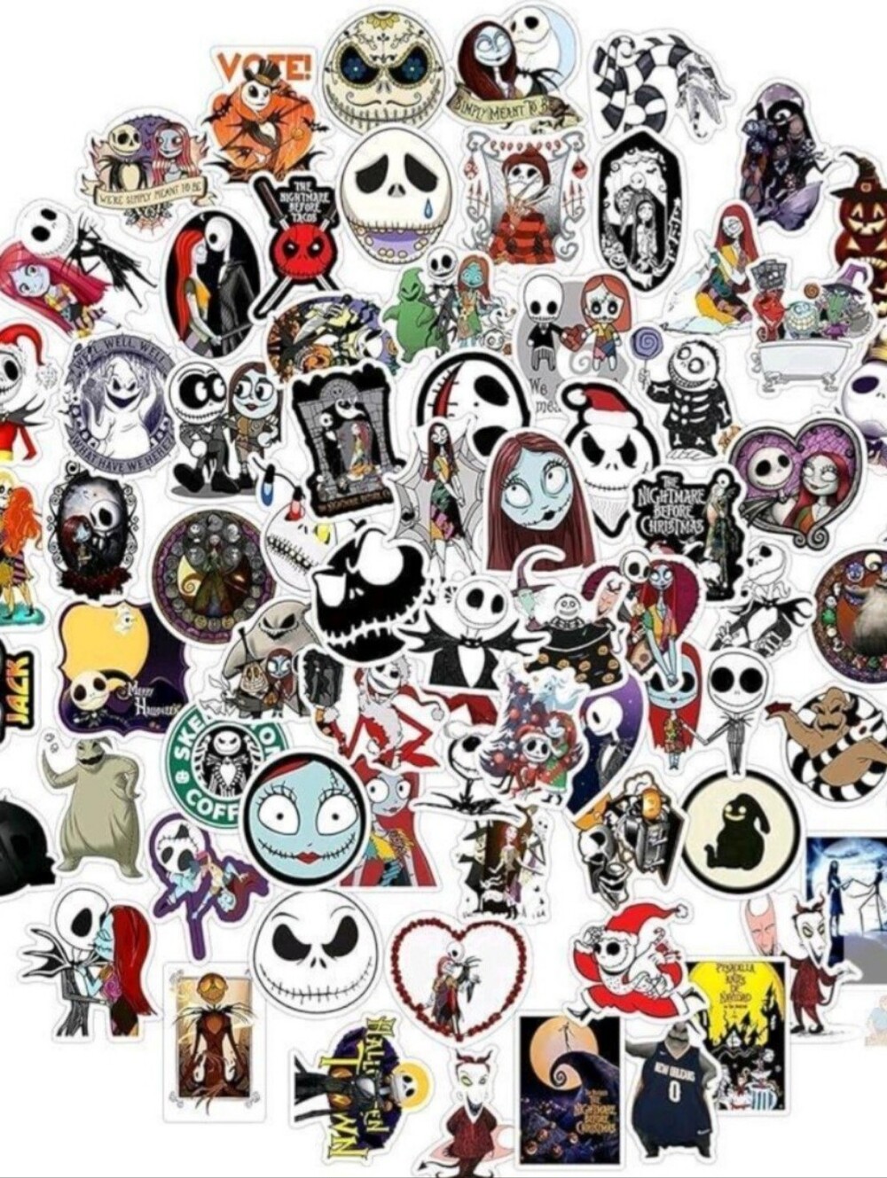 New Nightmare Before Christmas Stickers